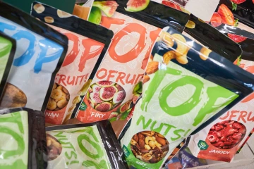 Nabídka oříšků a sušeného ovoce lékárny Olešnice